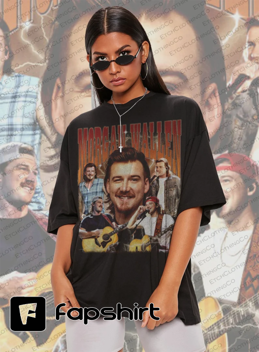 Morgan Wallen Vintage Shirt, Morgan Wallen Fan Gift, Country Music Shirt, Cowboy Music Merch, Cowboy Wallen, Retro Morgan Wallen Shirt