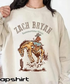 Zach Bryan Crewneck Sweatshirt, Zach Bryan Cowboy,…