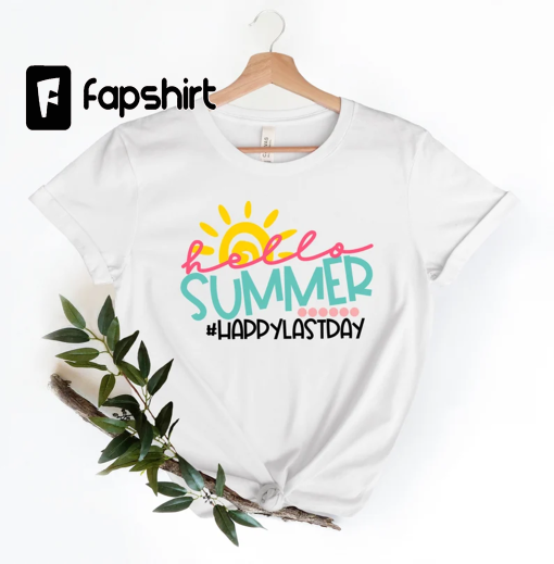 Last Day of School, Hello Summer Happy Last Day of School Shirts, End Of School Year, Goodbye School ,Hello Summer, School’s Out For Summer