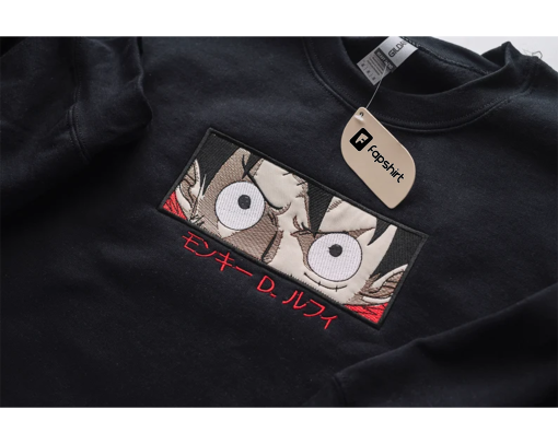 Inspired Manga Anime Embroidered Crewneck Sweatshirt Hoodie Unisex Crewneck embroidery