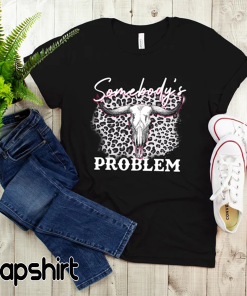 Somebody’s Problem Shirt, Western Concert T-shirt, Leopard…