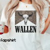 Vintage Wallen Western Backside Sweater, Country Music Shirt, Cowboy Music Sweatshirt, Cowboy Wallen Sweatshirt, Vintage Pink Wallen Shirt