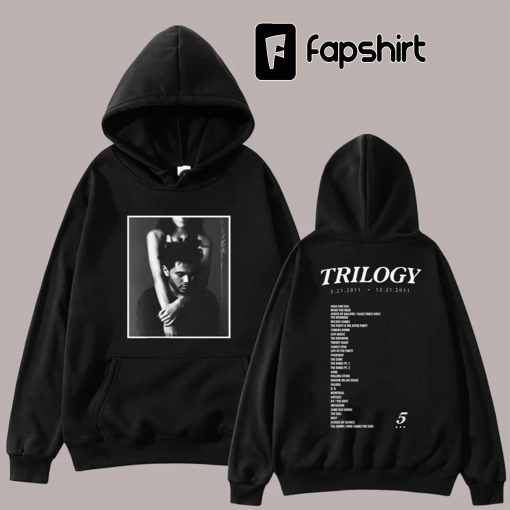 The Weeknd Trilogy Hoodie. The Weeknd Merch. Trilogy Tracklist Ver New