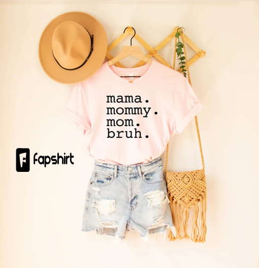 Mama Mommy Mom Bruh Shirt, Blessed Mama, Mother’s Day Gift, Funnny Mother Shirt, Mama Shirt, Boho Shirt for Mother, Cute Shirt for Mother