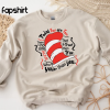 Custom Dr. Seuss Cat In The Hat Shirt, Cat In The Hat Shirt Sweatshirt Hoodie, Cat Thing 1 Thing 2 Read across America Shirt, Custom Shirt