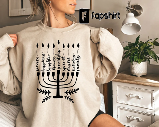 Unisex, Hanukkah Sweatshirt, Happy Hanukkah Gift, Jewish Sayings Tee, Jewish Shirt, Funny Jewish Shirt, Jewish Gift, Jew