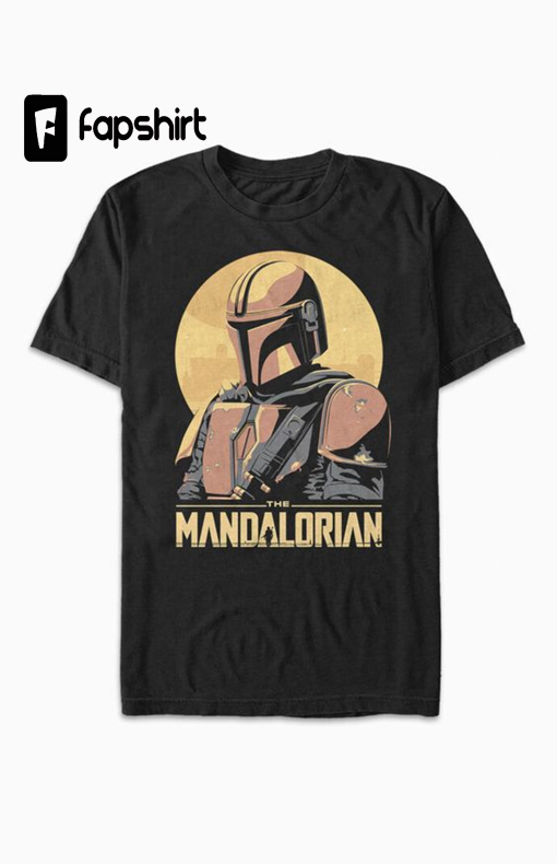 PacSun Mens The Mandalorian Portrait T-Shirt