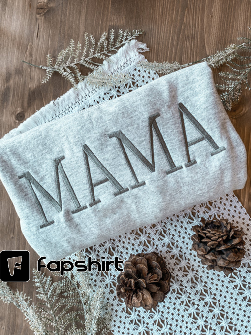 Mama Crewneck | Embroidered Apparel Sweatshirt