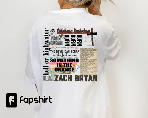 Zach Bryan Song Grid Sweatshirt – Zach Bryan Hoodie – Country Music Shirt – Zach Bryan Merch – American Heartbreak – Western Cowboy Shirt