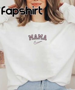 Mama Embroidered Sweatshirt, Mother Day Embroidered Sweatshirt,…