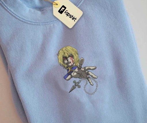 Kura.pika Manga Anime Embroidered Sweatshirt, Anime Embroidered Sweatshirt, Anime Sweatshirt, Anime Design For Shirt, Anime Gift