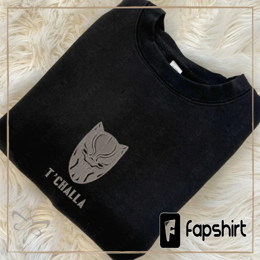 T’Challa Embroidered Crewneck