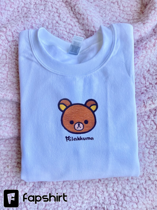 Kawaii Bear Streetwear Custom Embroidered Sweatshirt/Hoodie, crewneck, teddy bear, y2k, twitch, stream, otaku, harajuku, yume