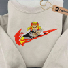 To.doroki Embroidered Sweatshirt, Hero.Academia Embroidered Sweatshirt, Anime Embroidered Hoodie, Brand Embroidered Crewneck