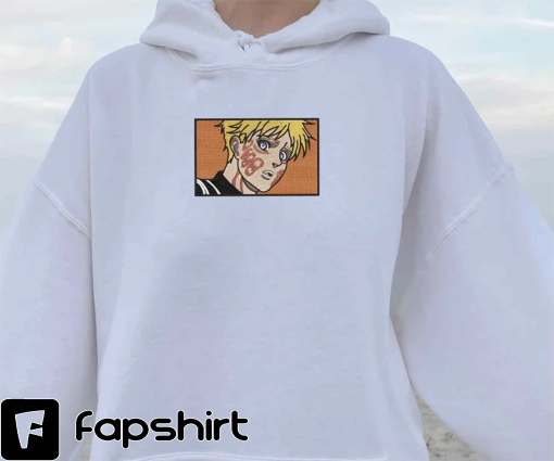 Anime Embroidered Sweatshirt, Attack On Tit.an Embroidered Sweatshirt, Armin Embroidered Shirt, Anime Gift, Vintage Embroidered Sweatshirt