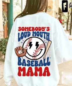 Cute Baseball Mom Shirts, Somebody’s Loud Mouth…