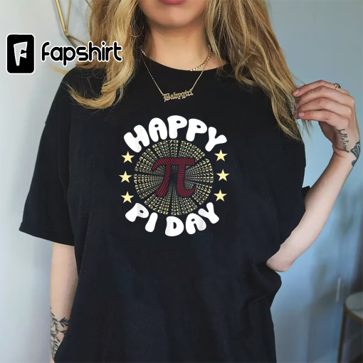 Happy Pi Day Funny Pi Mathematic Math for Teachers Kids T-Shirt