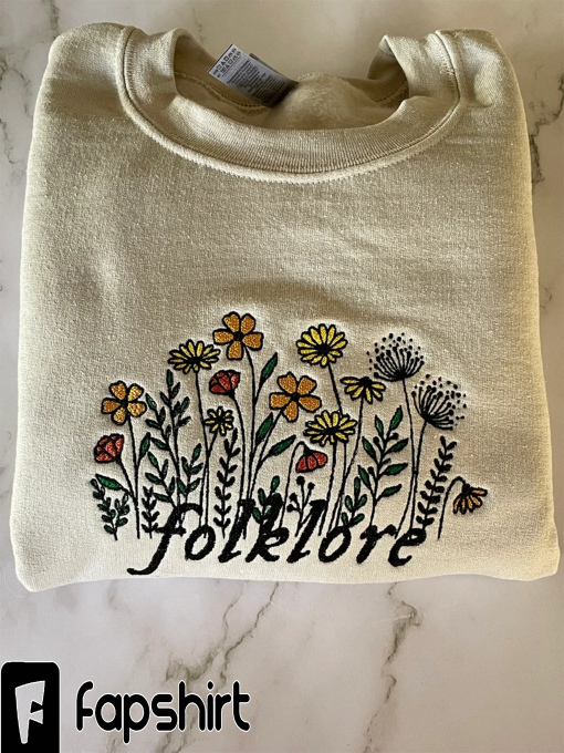 Wildflower Embroidered Crewneck