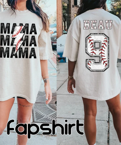 Custom Baseball Mom Shirt, Mom Baseball Tee,…