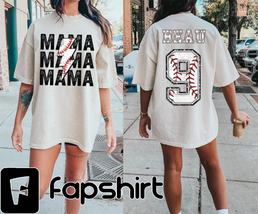 Custom Baseball Mom Shirt, Mom Baseball Tee, Baseball Top for Mom, Baseball Season Shirt, Sports Mom Tee, Baseball Game Shirt