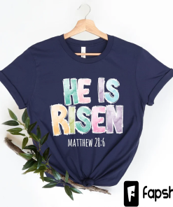 He is risen shirt, Easter shirt, Christian…