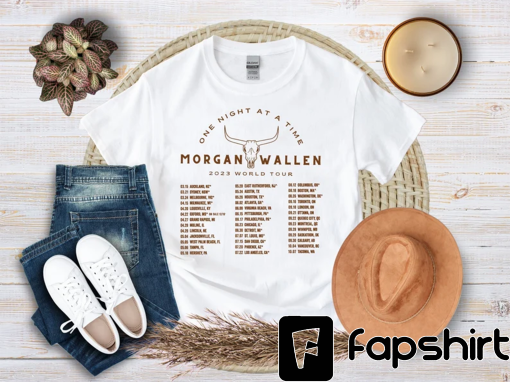 Morgan Wallen’s One Night At A Time World Tour Shirt, Wallen Western Tshirt, Western Tour Tshirt, Country Music Gift, Cowboy Wallen