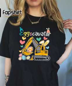 Construction Excavator Easter Day Egg Hunt for…