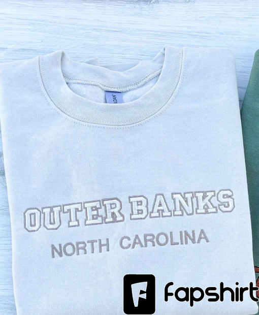 Outer Banks Sweatshirt, Pogue Life Sweatshirt, Van Shirt, Embroidered Sweatshirt, Embroidered Crewneck, Road Trip Crewneck, Outerbanks Show