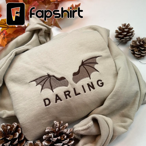 Embroidered Darling Bat Boys Crewneck, A Court of Mist and Fury Sweatshirt, Sarah J Maas, Night Court Hoodie, Gift Rhysand, Acotar bat boys