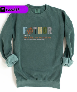 EMBROIDERED COMFORT COLORS Fathor Sweatshirt and Pullover…