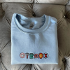 Cute Embroidered Sweatshirt, Custom Mama Shirt With Kids Names, Mama Sweatshirt, Mother’s Day Gift, Aesthetic Clothing for Mom