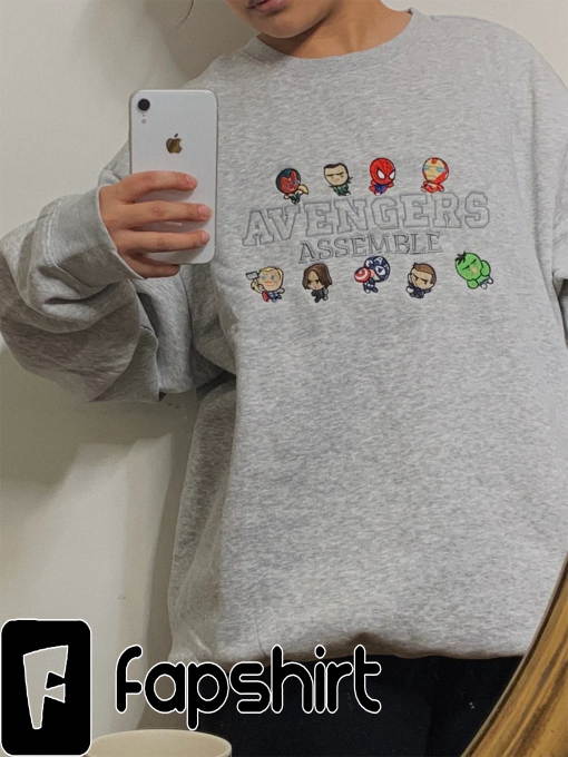 Avengers Embroidery Sweater