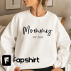 Mama Sweatshirt, Mama Est, Lightning, Mothers Day Gift, Cool Mom, First Mothers Day Gift, Personalized Gift, Mom Life Shirt, New Mom Gift