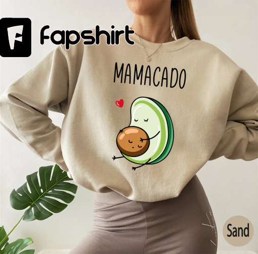 Pregnancy Sweatshirt, Pregnancy Reveal To Husband, Pregnancy Announcement T, Avocado Pregnant Shirt, Maternity T, Mamacado Pregnant