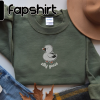 Embroidered Silly Goose Sweatshirt – Embroidered Goose Crewneck Sweatshirt – Silly Goose Shirt – Funny Sweatshirt – Funny Embroidered Shirt