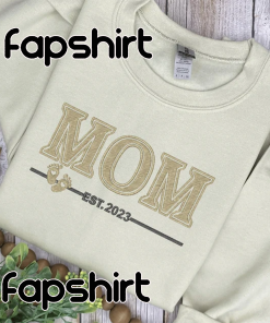 Mommy Est 2023 Sweatshirt for Baby Reveal,…