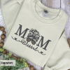 Mommy Est 2023 Sweatshirt for Baby Reveal, Personalized Crewneck for New Mom, Custom Embroidered Pregnancy Annoucement Hoodie, Mommy since