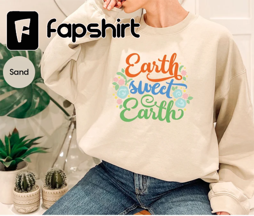 Earth Day Long Sleeve Shirt, Environmental Crewneck Sweatshirt, Earth Day Gift, Planet Hoodies and Sweaters, Climate Change Awareness