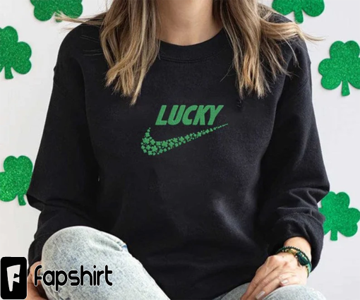 Best St.Patrick’s Day Gift, Patrick Day Embroidered Sweatshirt, St.Patrick’s Day Brand Embroidered Crewneck, Trending Embroidered Sweatshirt