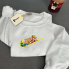 Hunter Anime Brand Embroidered Sweatshirt, Anime Embroidered Sweatshirt, Anime Gift, Vintage Embroidered Sweatshirt