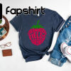 Womens Strawberry Shirt, Aesthetic Outfit, Cottagecore Shirt, Strawberries T Shirt, For Gardners or Plant Lovers, Berry GRAPHIC Tshirt