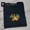 Pokemon Embroidered sweatshirt; Embroidered sweatshirt; Pokemon embroidery; Pokemon Hoodies; Pokemon sweatshirt;Anime & cartoon embroidery