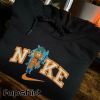 Anime Embroidered Hoodie