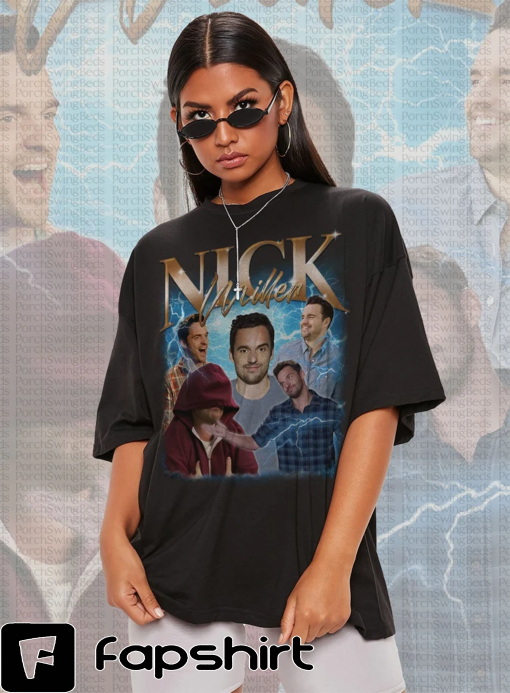 NICK MILLER Shirt, Nick Miller Homage Vintage Tshirt, Nick Miller Retro Fan Tees, Nick Miller Retro 90s Sweater, Nick Miller Merch Gift