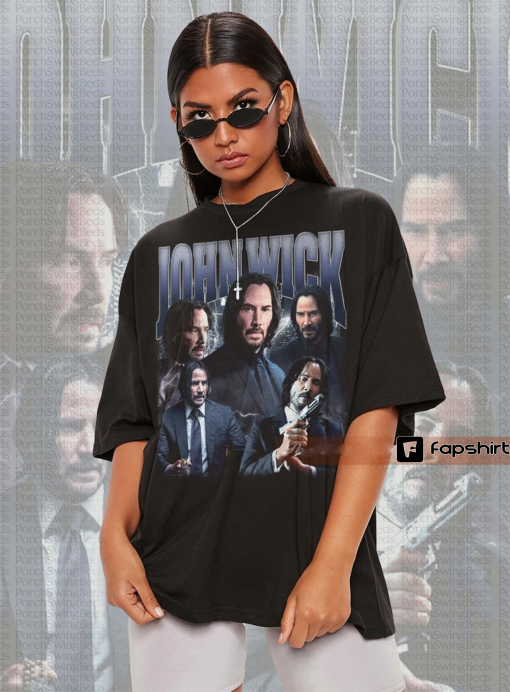 John Wick Vintage Shirt, Vintage KEANU REEVES Shirt, Keanu Reeves Homage Tshirt, Keanu Reeves John Wck Tee, Keanu John Wick Retro 90s Movie