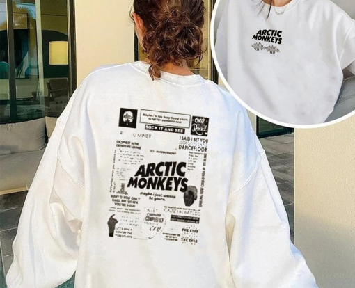 Arctic Music Shirt, Arc Monkeys Merch, Vintage Shirt, A Monkeys 2023 N0rth America Tour T-Shirt, AMSweatshirt P11