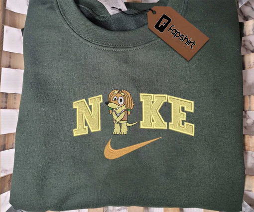 Custom Brand Embroidered Sweatshirts, Cartoon Dog Brand Embroidered Sweatshirt, Custom Cartoon Brand Sweatshirt