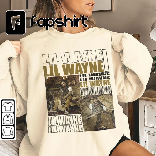 Lil Wayne Album Rap Tracklist Shirt T5, Lil Wayne Vintage Retro Graphic Tee Rap Gifts Fan Mar Unisex T-Shirt