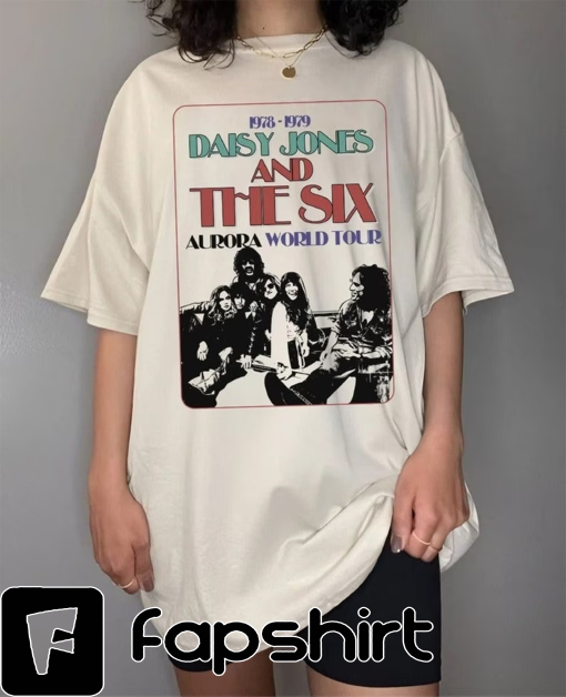 Vintage Daisy Jones And The Six Shirts | Aurora World Tour Merch | Unisex Concert Sweatshirt | Daisy Jones and Billy Dunne Hoodie Tee