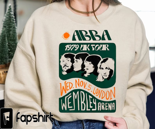 ABBA The Tour Shirt, ABBA Tshirt Vintage, Retro ABBA 1979 Tour Shirt, Gift For Fan Shirt, Vintage Abaa Tour Shirt